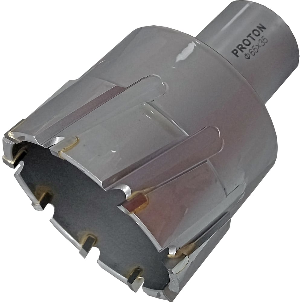 Изображение товара Сверло корончатое PROTON d65мм 35мм сверление в твердых материалах