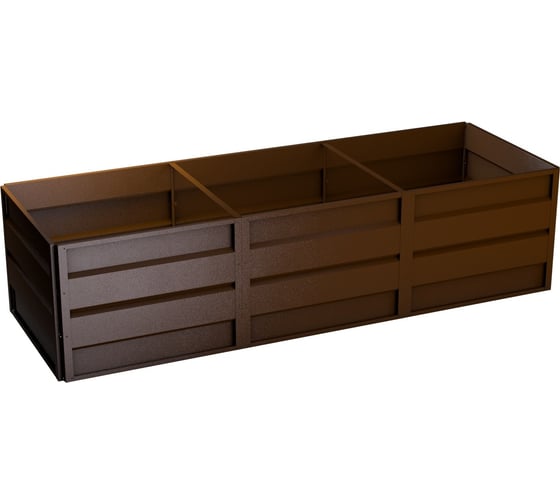 Изображение товара Готовая грядка Delta-Park GW 1х3 м, коричневая 30011_GW13Br