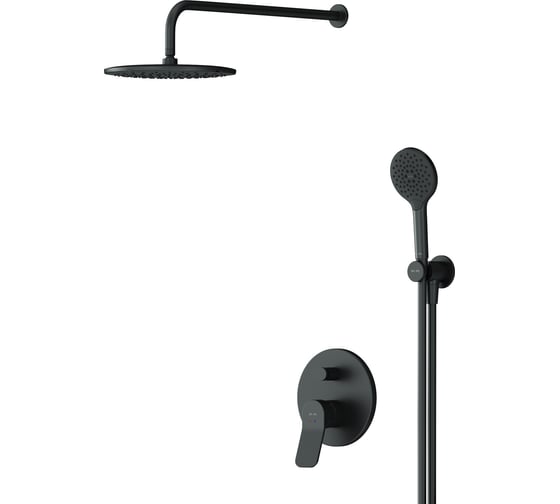 Изображение товара Набор AM.PM X-Joy: смеситель, верхний душ, ручной душ 3 режима, шланговое присоединение FB85A1RH22
