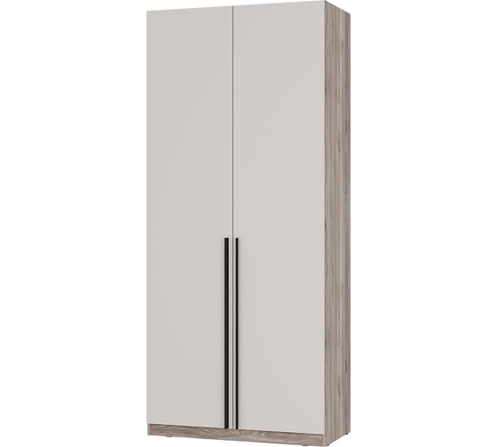 Изображение товара Шкаф 2-х дверный Арника Белла, ШК-03, дуб смоки, кашемир 00-00166303