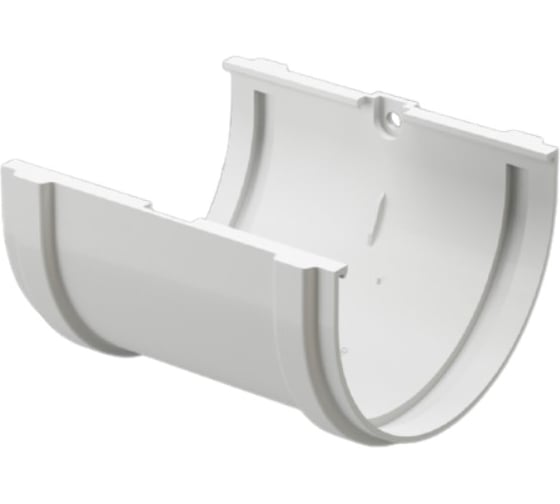 Изображение товара Соединитель желобов Docke STANDARD 120 мм, белый PVTE-1107