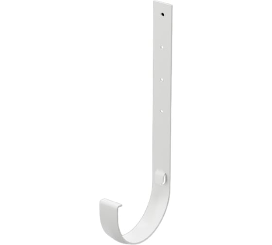 Изображение товара Кронштейн желоба Docke STANDARD металлический, 120 мм х 240 мм., белый ZVTS-1107