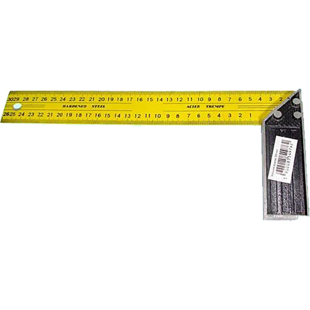 Изображение товара Угольник столярный CNIC 300x130 мм, 2шкалы YX12-030T 3515