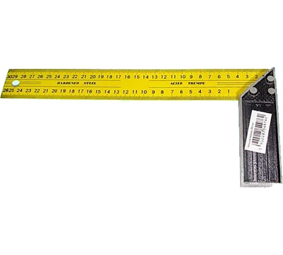 Изображение товара Угольник столярный CNIC 300x130 мм, 2шкалы YX12-030T 3515