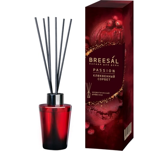 Изображение товара Breesal Ароматический диффузор для дома Passion Клюквенный сорбет BR0008