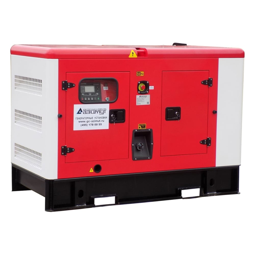 Изображение товара Дизельная электростанция Азимут 400В, 40кВт в шумозащитном кожухе