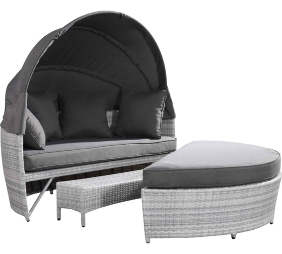 Изображение товара Шезлонг трансформер ООО "Фотон" Фиджи круглый с солнцезащитным тентом GL6739G