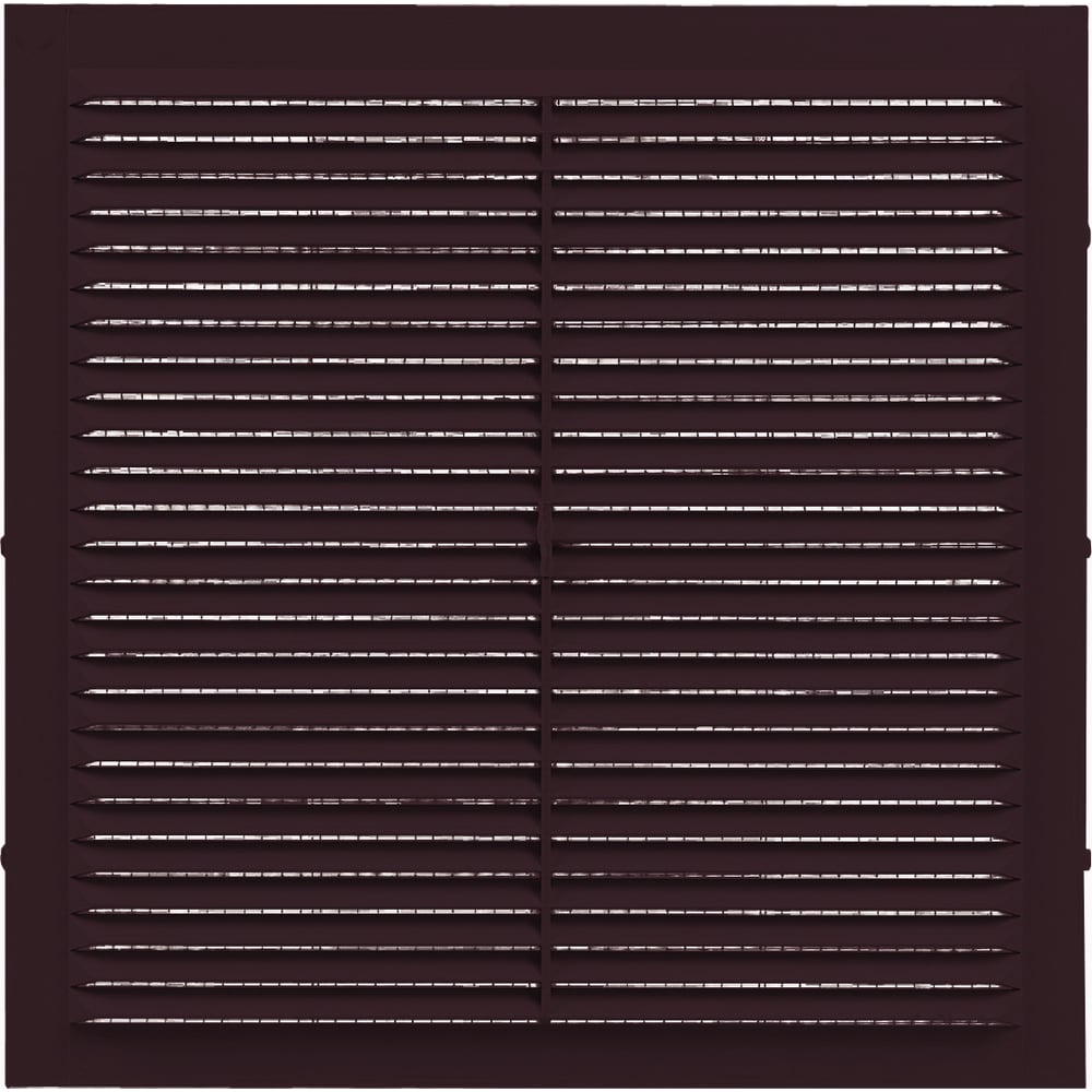 Изображение товара Решетка с москитной сеткой Эвент П2323С коричневая квадратная