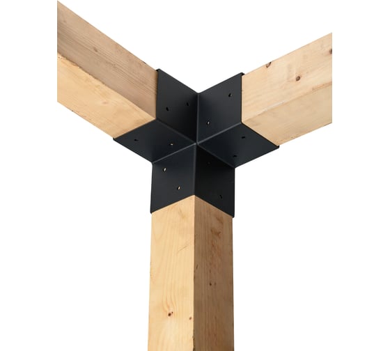 Изображение товара Коннектор (опора) для бруса ООО СКП 150*150 мм, угловой -1 шт СТ-011Ч/150/3мм