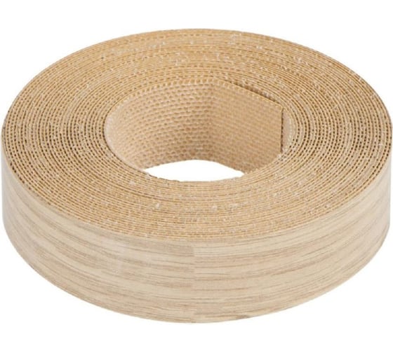 Изображение товара Меламиновая кромка Локри с клеем, 19 мм, дуб молочный, 10 м D3232-10