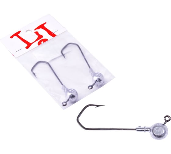 Изображение товара Джиг-головки LUCKY JOHN LJ Pro Series BARBARIAN 120 градусов, 20.0г, кр.8/0, 2шт. LJBAJ80-020