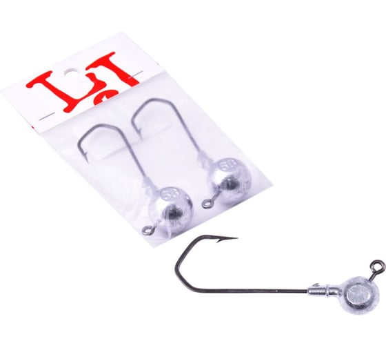 Изображение товара Джиг-головки LUCKY JOHN LJ Pro Series BARBARIAN 120 градусов, 56.0г, кр.8/0, 2шт. LJBAJ80-056