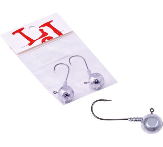 Изображение товара Джиг-головки LUCKY JOHN BALL 56.0г, кр.BN 006/0, 2шт LJBLJ-056