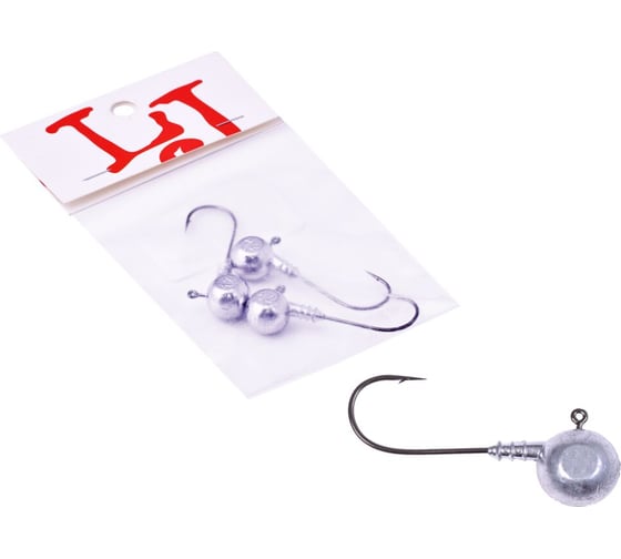 Изображение товара Джиг-головки LUCKY JOHN BALL 12.0г, кр.BN 002/0, 3шт LJBLJ-012