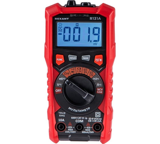 Изображение товара Мультиметр портативный REXANT R131A 13-3115