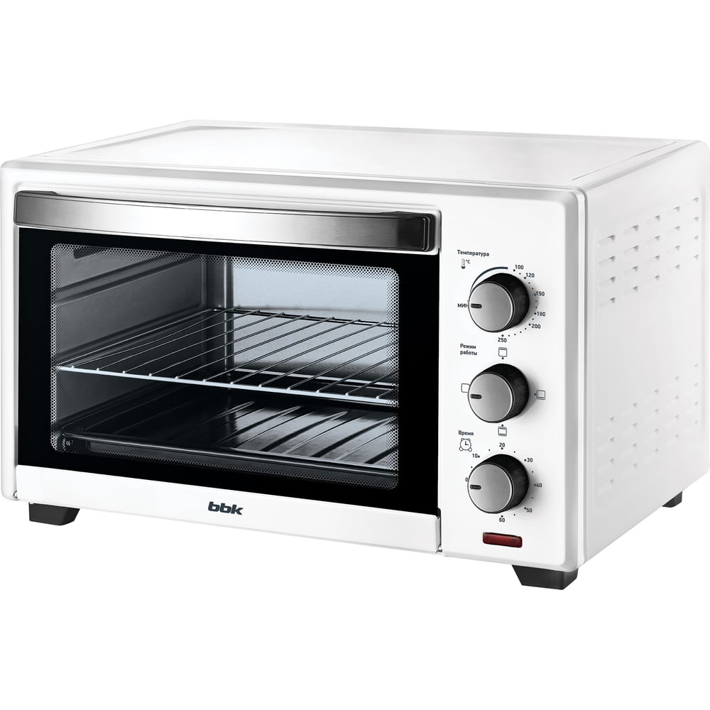 Изображение товара Электрическая духовка BBK OE3027M белый, вместительная, с таймером и поддержкой до +250 градусов