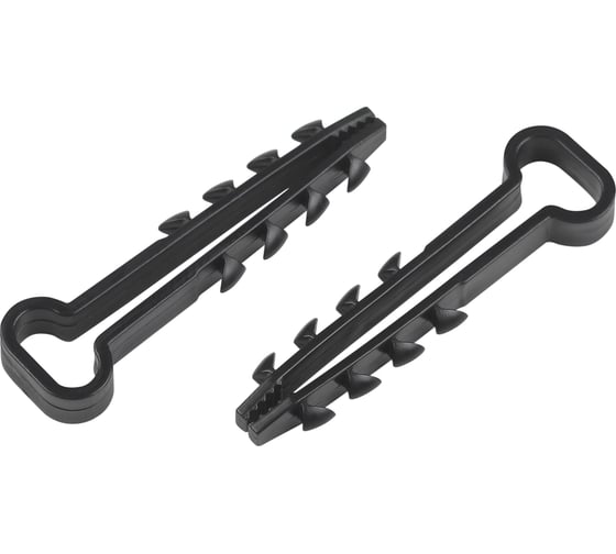 Изображение товара Дюбель хомут ЭРА NO225209 для плоского кабеля 6-12 мм черный (50 штук) Б0066281