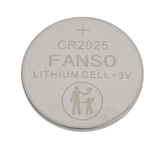 Изображение товара Батарея FANSO диоксид марганцевая (Li-MnO2), CR2025 3420507