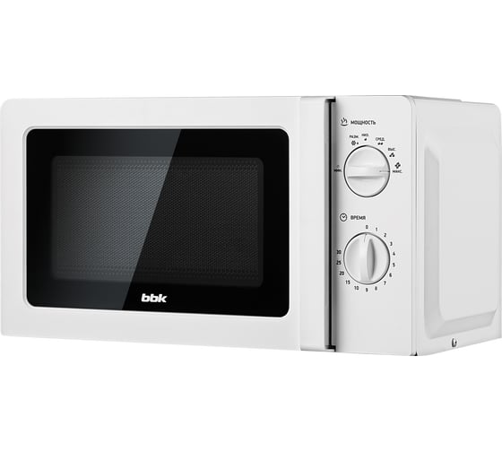 Изображение товара Микроволновая печь bbk 20MWS-777M/W белый ЦБ-00002260