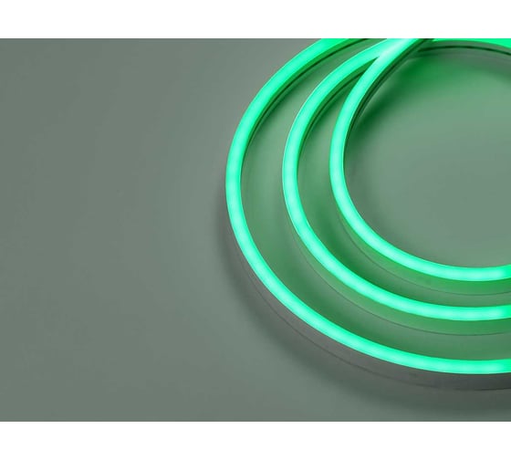 Изображение товара Гибкий неон MAKSILED LED SMD 8x16 мм, односторонний, зеленый, 110 LED/м, 5 м ML-NF-SIL-8mm-L50-Green