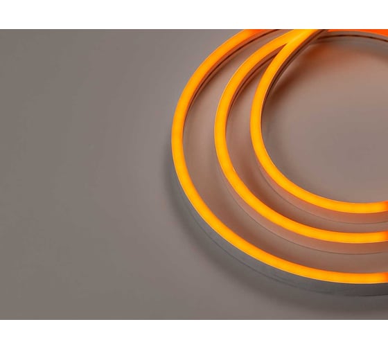 Изображение товара Гибкий неон MAKSILED LED SMD 8x16 мм, односторонний, оранжевый, 110 LED/м, 5 м ML-NF-SIL-8mm-L50-Orange