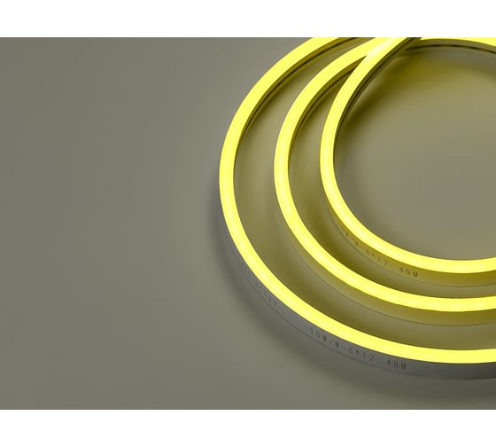 Изображение товара Гибкий неон MAKSILED LED SMD 6x12 мм, односторонний, лимонно-желтый, 110 LED/м, 5 м ML-NF-SIL-6mm-L50-Lemon Yellow