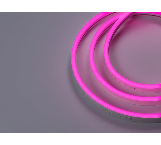 Изображение товара Гибкий неон MAKSILED LED SMD 6x12 мм, односторонний, розовый, 110 LED/м, 5 м ML-NF-SIL-6mm-L50-Pink
