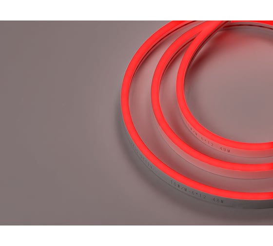 Изображение товара Гибкий неон MAKSILED LED SMD 6x12 мм, односторонний, красный, 110 LED/м, 5 м ML-NF-SIL-6mm-L50-Red