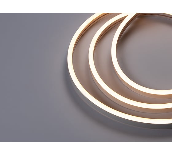 Изображение товара Гибкий неон MAKSILED LED SMD 6x12 мм, односторонний, теплый белый, 110 LED/м, 5 м ML-NF-SIL-6mm-L50-WW