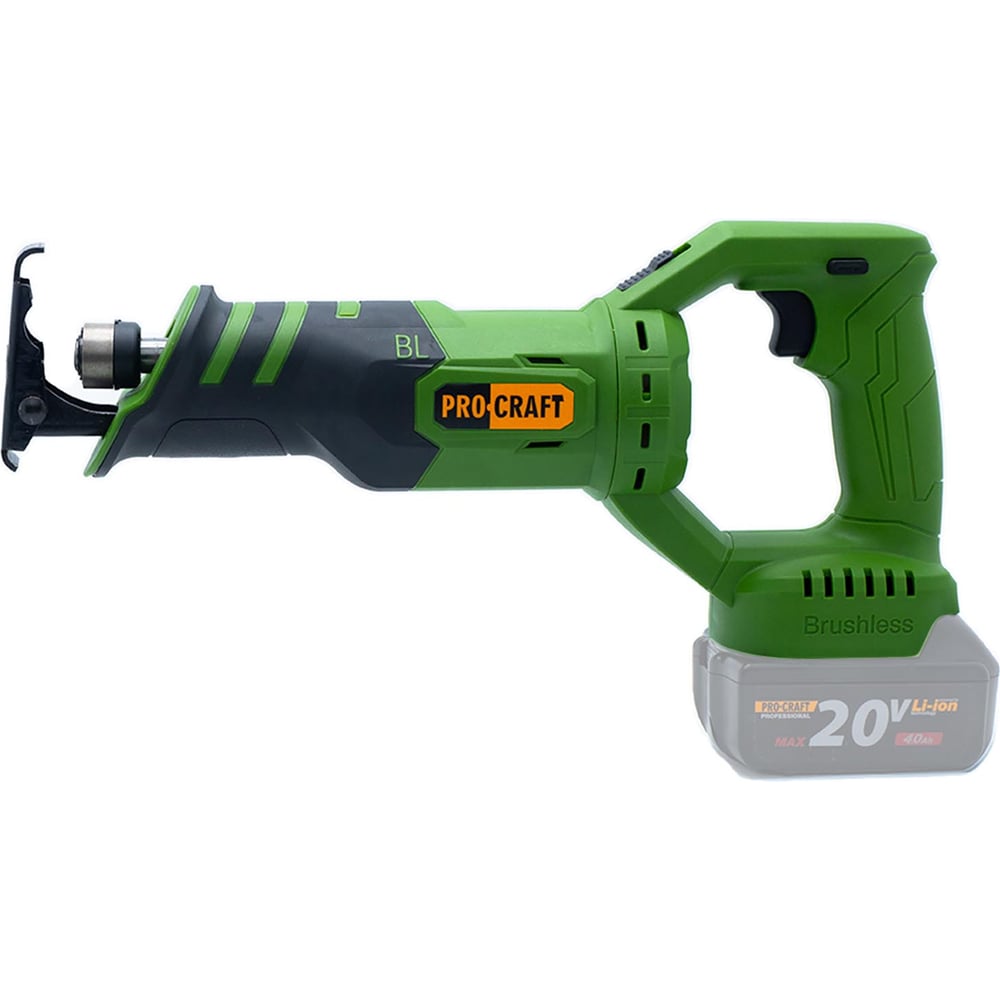 Изображение товара Аккумуляторная сабельная пила PROCRAFT PSS20 без батарей и зарядки