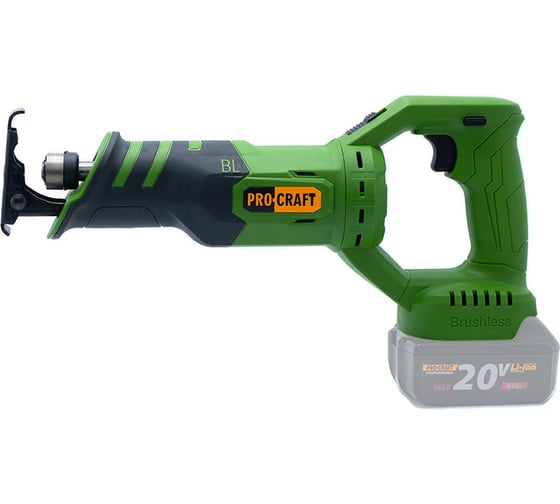 Изображение товара Аккумуляторная сабельная пила PROCRAFT PSS20 (без батарей и зарядки) PSS20NOBAT PSS20NB