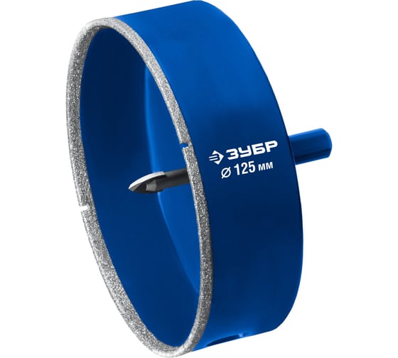 Изображение товара Алмазная коронка ЗУБР Профессионал АГК 125 мм 29850-125