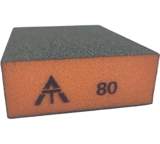 Изображение товара Шлифовальный блок 4-х сторонний Interflex 98х69х25 мм, Р80 1080926825