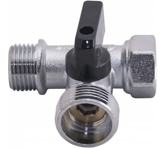 Изображение товара Кран шаровой проходной Gappo 1/2x3/4x1/2 (уп. из 10 шт.) G245.0405