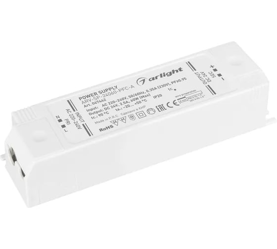 Изображение товара Блок питания Arlight ARV-SP-24060-PFC-A 1шт 047442
