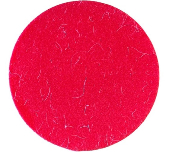 Изображение товара Круг войлочный фетровый на липучке EUROSTAR 125 мм Войл125л