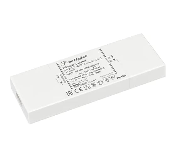 Изображение товара Блок питания Arlight ARV-SP-48024-FLAT-PFC 1шт 052079