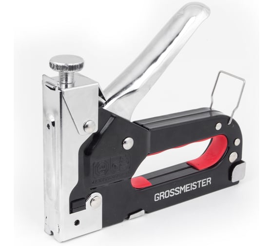 Изображение товара Пистолет скобозабивной металлический GROSSMEISTER 3 в 1 008006002