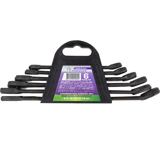 Изображение товара Набор комбинированных ключей POMAGIER POM-5068 6 предметов Black(62081)