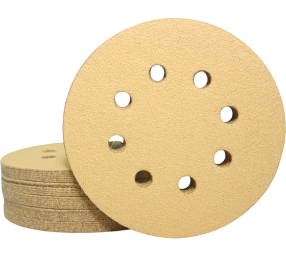 Изображение товара Круг абразивный 125 мм CERAMAX GOLD 8 отверстий, P320, 50 шт. 1CRX1120