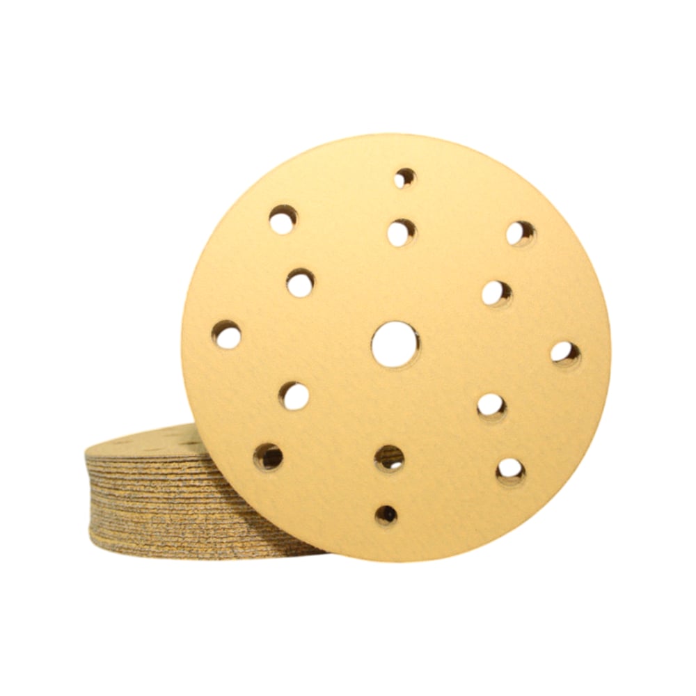 Изображение товара Круг абразивный CERAMAX GOLD 150 мм, 15 отверстий, P320, 50 шт 1CRX0186