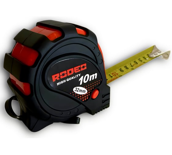 Изображение товара Рулетка измерительная стальная RODEO 10 м 220201310