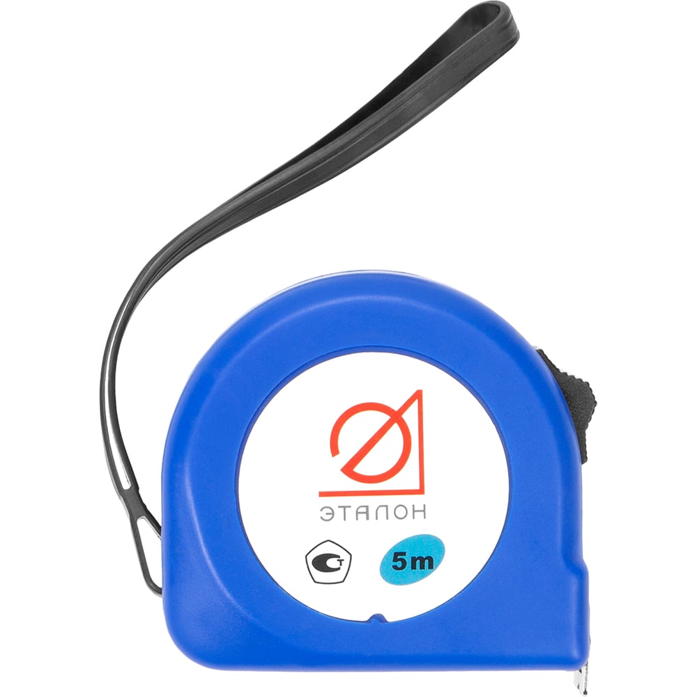 Изображение товара Рулетка Эталон 5м с держателем кл 3, надежный измерительный инструмент для дома и работы