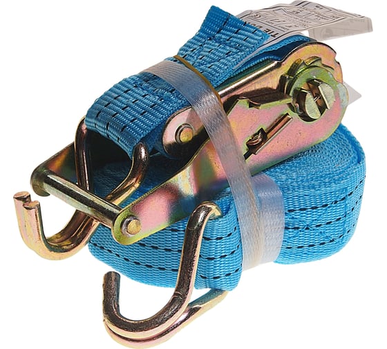 Изображение товара Стяжка для груза с храповиком Megapower 1500 кг, лента 6 м х 35 мм M-73156 983109