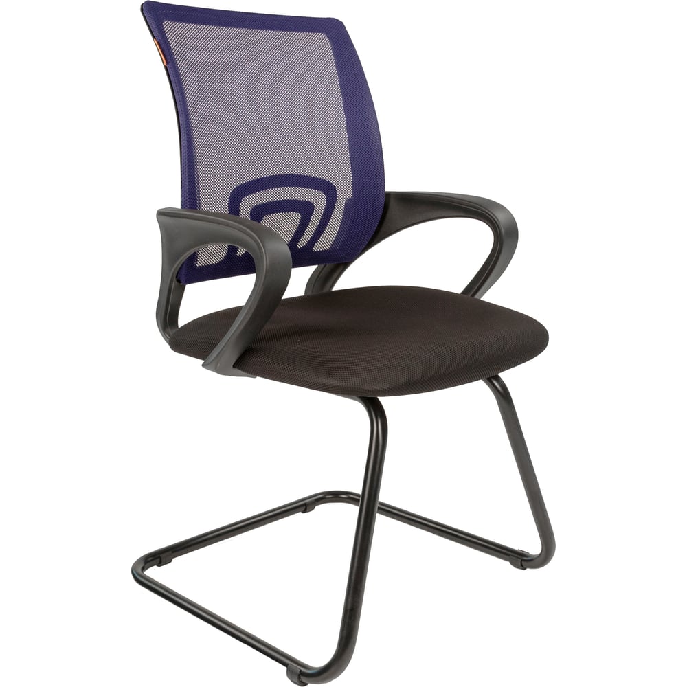 Изображение товара Конференц-кресло CHAIRMAN 696 V TW-05 синее с черным сиденьем, офисное кресло