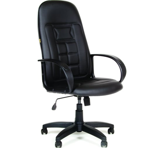 Изображение товара Компьютерное кресло CHAIRMAN 727 кожзам черный 00-06098211