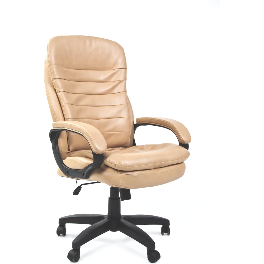 Изображение товара CHAIRMAN 795 LT - кресло из эко-кожи бежевое, 670x520x1290 мм