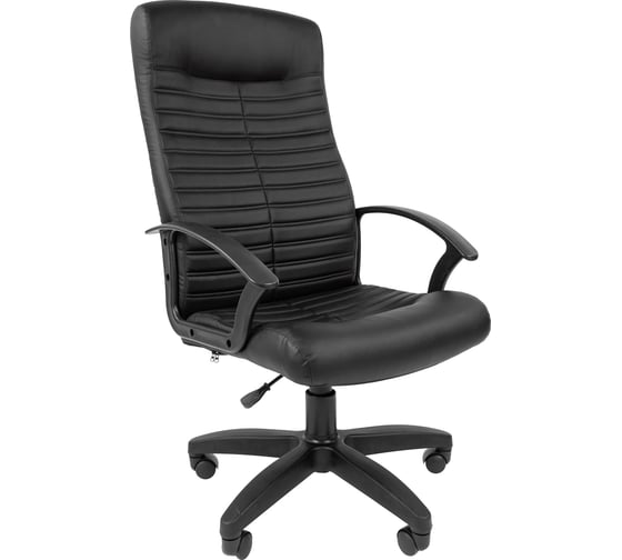 Изображение товара Компьютерное кресло CHAIRMAN Стандарт СТ-80 экокожа черный 00-07033359