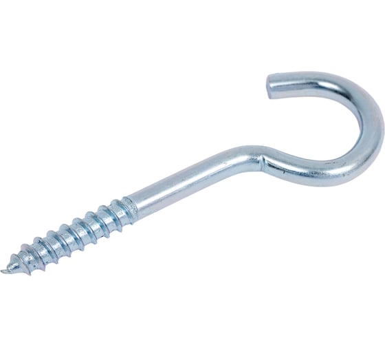 Изображение товара Шуруп полукольцо Доброга 6,0x50 белый цинк 10 шт ЦБ-00032108