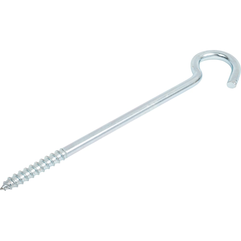 Изображение товара Шуруп полукольцо Доброга 10,0x180 белый цинк, 5 шт